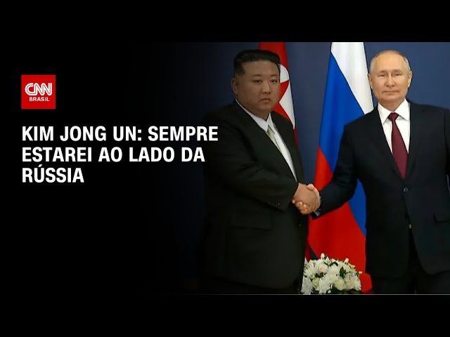 Kim Jong Un: Sempre estarei ao lado da Rússia | CNN PRIME TIME