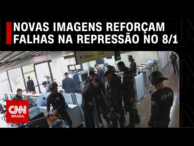 Linha do tempo: novas imagens do Planalto reforçam falhas na repressão no 8 de janeiro | CNN 360º