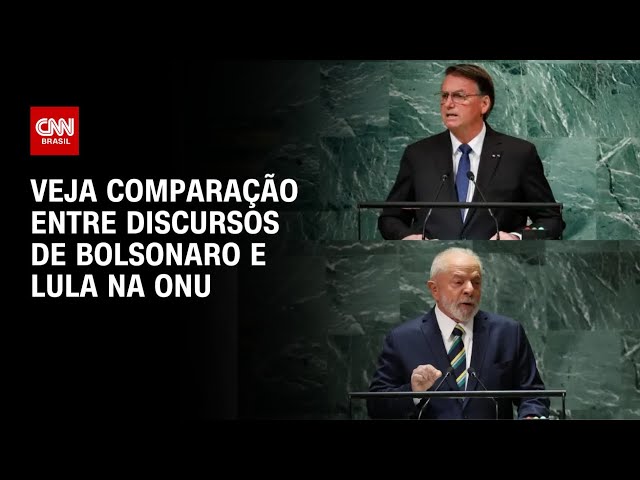 Veja comparação entre discursos de Bolsonaro e Lula na ONU | CNN 360º