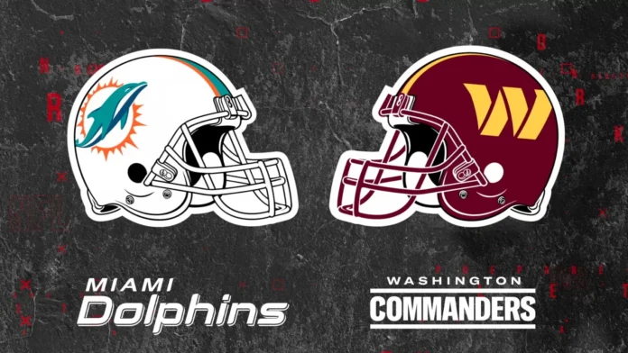 The Playoffs » RedeTV! transmite Dolphins x Commanders na semana 13 da NFL